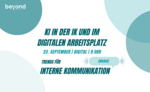 ENGAGE! – KI in der IK am 23. September
